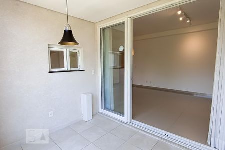 Varanda da sala de apartamento para alugar com 2 quartos, 72m² em Tamboré, Santana de Parnaíba