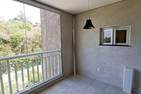 Varanda da sala de apartamento para alugar com 2 quartos, 72m² em Tamboré, Santana de Parnaíba