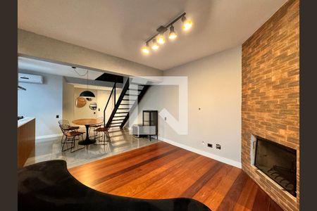 Sala de apartamento para alugar com 1 quarto, 98m² em Jardim Sílvia, Santo André