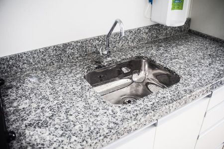 Studio para alugar com 16m², 1 quarto e sem vaga Studio para alugar com 16m², 1 quarto e sem vagaCozinha - Torneira