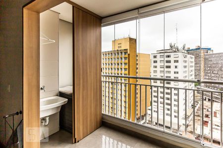 Varanda de apartamento à venda com 1 quarto, 95m² em Centro, São Paulo
