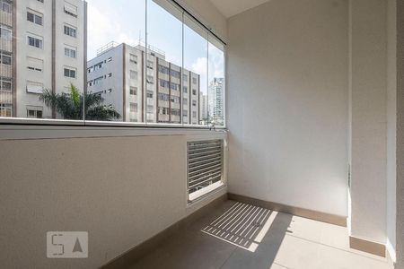 Studio - Varanda de kitnet/studio para alugar com 1 quarto, 24m² em Vila Madalena, São Paulo