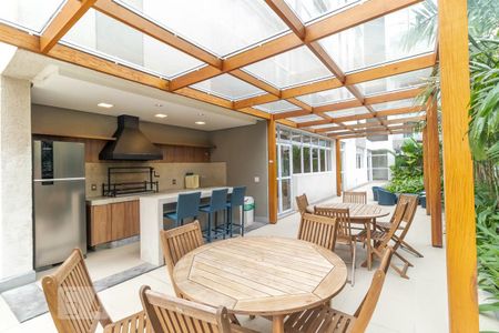 Studio para alugar com 31m², 1 quarto e 1 vagaChurrasqueira