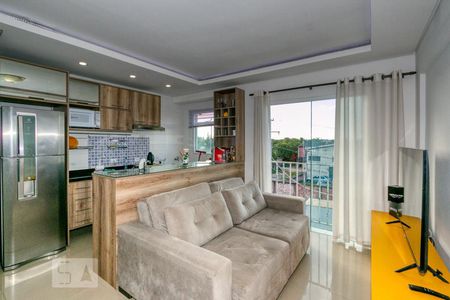Sala de apartamento para alugar com 1 quarto, 42m² em Estância Pinhais, Pinhais