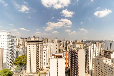 Vista da sala de apartamento para alugar com 3 quartos, 182m² em Cerqueira César, São Paulo