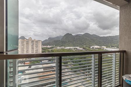 Varanda da Sala de apartamento para alugar com 1 quarto, 52m² em Jacarepaguá, Rio de Janeiro
