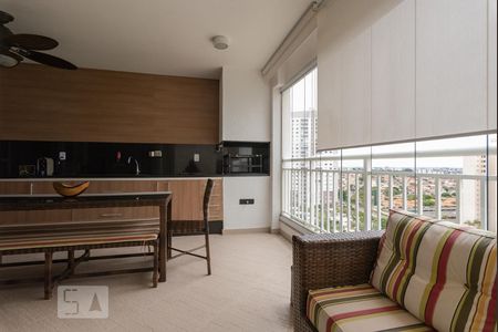 Sacada e espaço gourmet de apartamento à venda com 3 quartos, 160m² em Parque Prado, Campinas