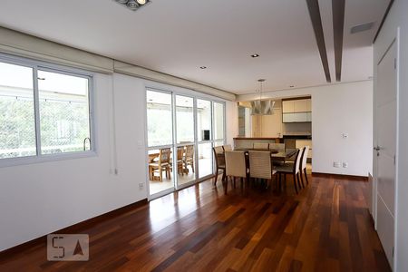 sala  de apartamento para alugar com 3 quartos, 138m² em Vila Andrade, São Paulo