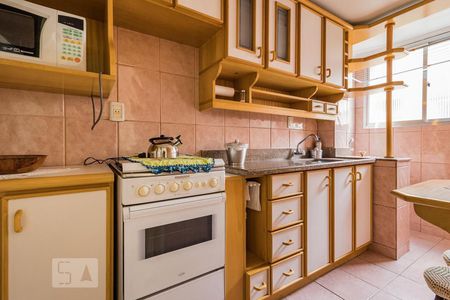 Cozinha de apartamento à venda com 1 quarto, 40m² em Centro Histórico, Porto Alegre