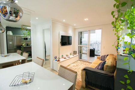 Sala de apartamento para alugar com 2 quartos, 61m² em Campininha, São Paulo