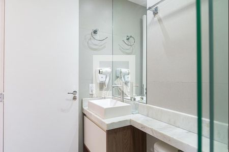 Banheiro de kitnet/studio à venda com 1 quarto, 26m² em Bela Vista, São Paulo