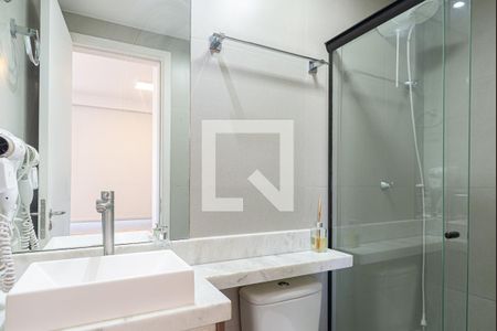 Banheiro de kitnet/studio à venda com 1 quarto, 26m² em Bela Vista, São Paulo