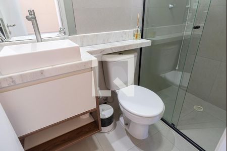 Banheiro de kitnet/studio à venda com 1 quarto, 26m² em Bela Vista, São Paulo