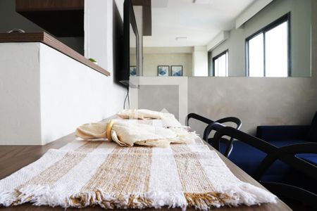 Detalhe Sala de kitnet/studio para alugar com 1 quarto, 26m² em Bela Vista, São Paulo