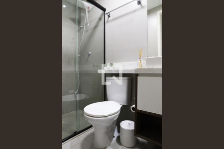 Studio para alugar com 26m², 1 quarto e sem vaga Studio para alugar com 26m², 1 quarto e sem vagaBanheiro