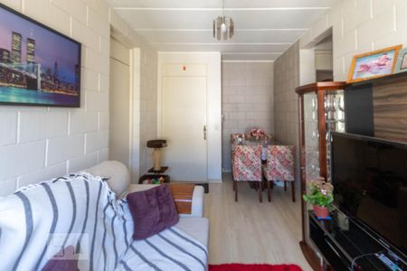 Sala de Estar de apartamento à venda com 2 quartos, 48m² em Vila Nova, Porto Alegre