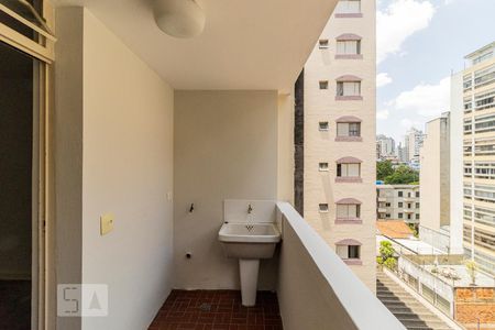 Varanda de kitnet/studio à venda com 1 quarto, 45m² em Vila Buarque, São Paulo