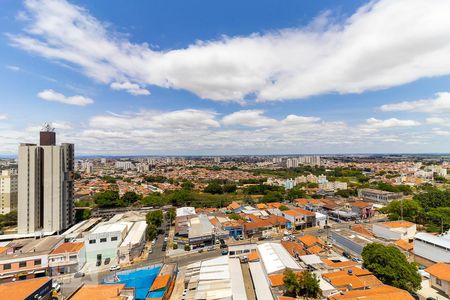 Vista da sacada de apartamento à venda com 3 quartos, 90m² em Bonfim, Campinas