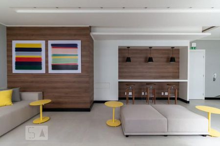 Studio para alugar com 27m², 1 quarto e sem vagaSalão de festas 