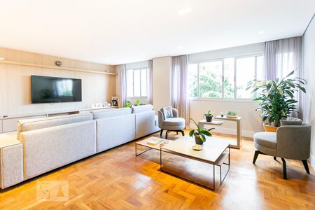 Sala de apartamento à venda com 2 quartos, 122m² em Jardim Paulista, São Paulo