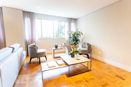 Sala de apartamento à venda com 2 quartos, 122m² em Jardim Paulista, São Paulo