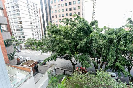 Vista da Sala de apartamento à venda com 2 quartos, 122m² em Jardim Paulista, São Paulo