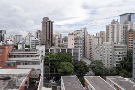 Apartamento à venda com 50m², 1 quarto e 1 vagaVista da varanda da sala