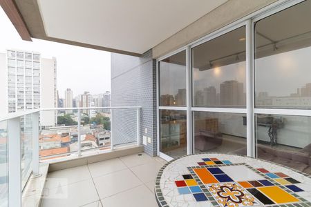 Varanda da Sala de kitnet/studio para alugar com 1 quarto, 45m² em Vila Mariana, São Paulo