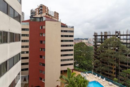 Vista Sala de apartamento para alugar com 1 quarto, 49m² em Vila Andrade, São Paulo