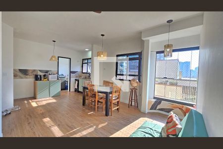 Sala de apartamento para alugar com 1 quarto, 60m² em Boqueirão, Santos