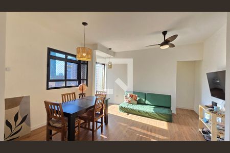 Sala de apartamento para alugar com 1 quarto, 60m² em Boqueirão, Santos