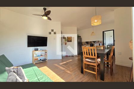 Sala de apartamento para alugar com 1 quarto, 60m² em Boqueirão, Santos