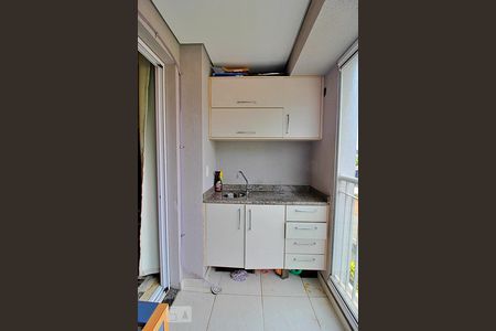 Varanda Gourmet de apartamento à venda com 3 quartos, 59m² em Vila Pires, Santo André