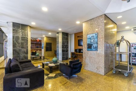 Apartamento para alugar com 45m², 1 quarto e 1 vagaÁrea comum - Hall social