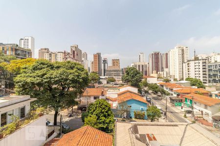 Varanda - vista de kitnet/studio para alugar com 1 quarto, 35m² em Vila Madalena, São Paulo