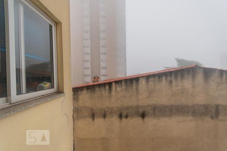 Vista da Sala de apartamento à venda com 3 quartos, 180m² em Vila Scarpelli, Santo André