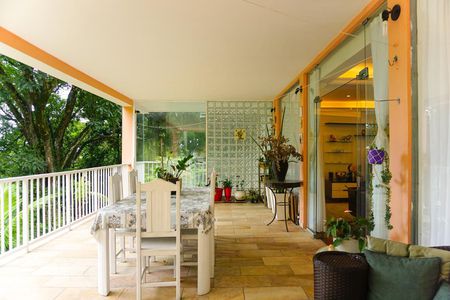Varanda da Sala/Piscina de casa à venda com 5 quartos, 400m² em São Conrado, Rio de Janeiro