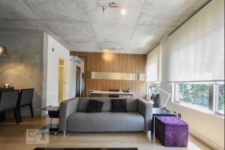 Sala de Estar de apartamento para alugar com 1 quarto, 74m² em Jardim Novo Santo Amaro, São Paulo