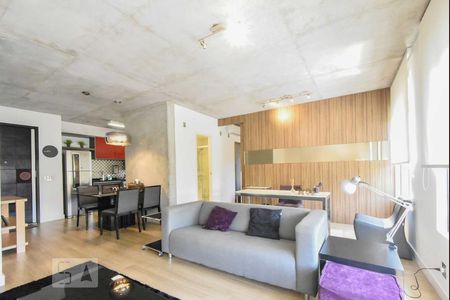 Sala de Estar de apartamento para alugar com 1 quarto, 74m² em Jardim Novo Santo Amaro, São Paulo