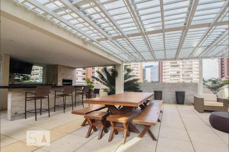 Studio para alugar com 37m², 1 quarto e 1 vagaÁrea Gourmet