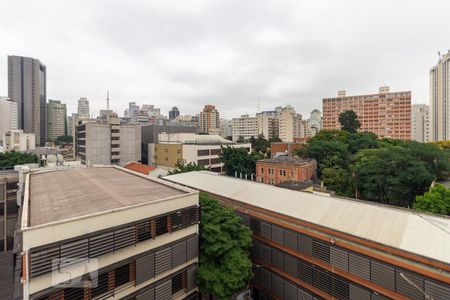 Vista de kitnet/studio para alugar com 1 quarto, 38m² em Vila Buarque, São Paulo