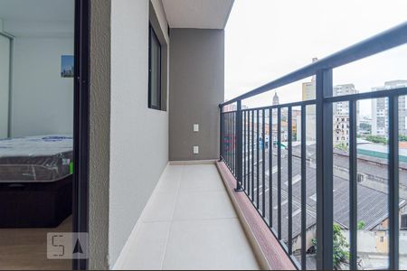 Varanda de kitnet/studio à venda com 1 quarto, 26m² em Centro, São Paulo