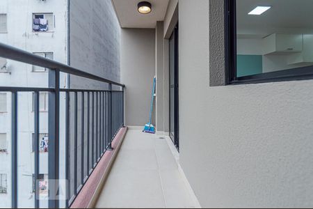 Varanda de kitnet/studio à venda com 1 quarto, 26m² em Centro, São Paulo
