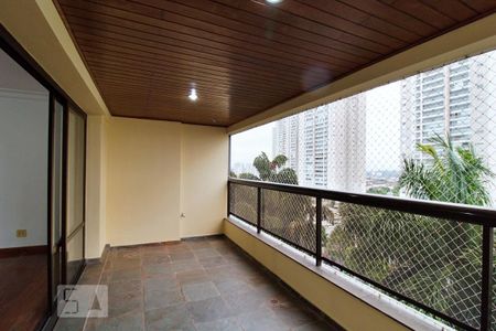 Varanda da Sala de apartamento à venda com 4 quartos, 193m² em Jardim Monte Kemel, São Paulo