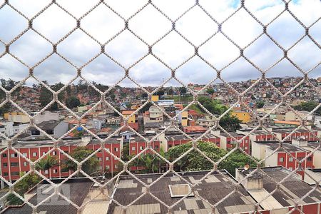 Vista da Sala de apartamento à venda com 2 quartos, 60m² em Vila Lutécia, Santo André