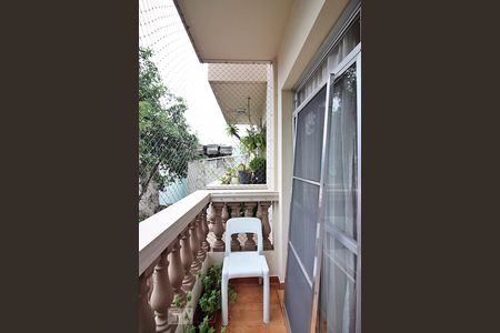 Varanda da Sala  de apartamento para alugar com 1 quarto, 58m² em Santa Terezinha, São Bernardo do Campo