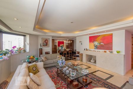 Sala de apartamento à venda com 3 quartos, 276m² em Campo Belo, São Paulo