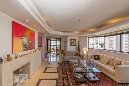 Sala de apartamento à venda com 3 quartos, 276m² em Campo Belo, São Paulo