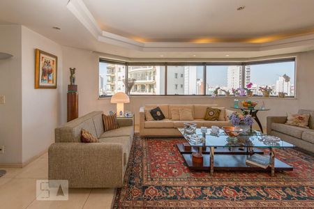 Sala de apartamento à venda com 3 quartos, 276m² em Campo Belo, São Paulo