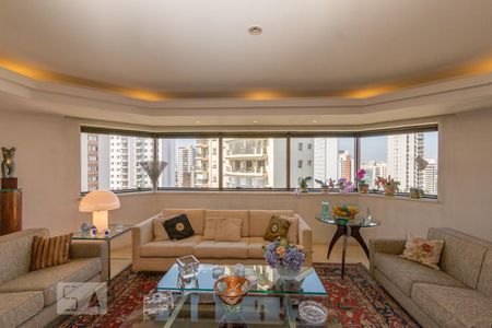 Sala de apartamento à venda com 3 quartos, 276m² em Campo Belo, São Paulo